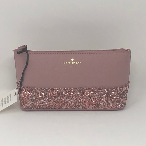 NWT Kate Spade dustypeony cosmetic bag dustypeony - Picture 4 of 8